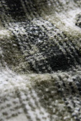 Next Hemdjacke mit Teddyfutter und Kapuze Dunkelgrün/Creme/Grün