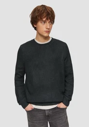 Strickpullover Strickpullover mit Rippstruktur