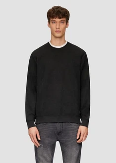 s.Oliver Sweatshirt Schwarz
