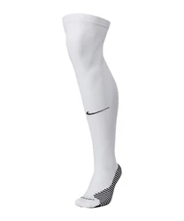 Nike Fußballstutzen Matchfit OTC Knee High Stutzenstrumpf Weiß/Grau