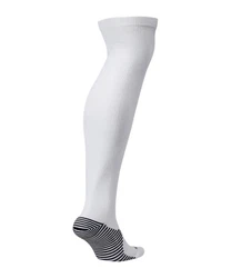 Nike Fußballstutzen Matchfit OTC Knee High Stutzenstrumpf Weiß/Grau