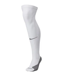 Nike Fußballstutzen Matchfit OTC Knee High Stutzenstrumpf Weiß/Grau