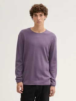 TOM TAILOR Strickpullover Longsleeve Rundhalspullover
