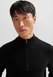 BOSS Strickpullover Ebrando-P Schwarz