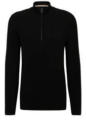 BOSS Strickpullover Ebrando-P Schwarz