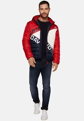 CAMP DAVID Steppjacke (1-St) Rot/Dunkelrot