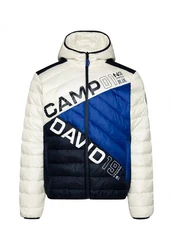 CAMP DAVID Steppjacke (1-St) navy/royalblau/wei