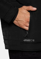CAMP DAVID Winterjacke schwarz/weiß