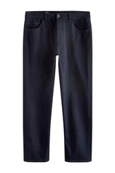 Next Straight Jeans Classic Straight Fit Jeans mit Stretch Dunkelblau/Blau