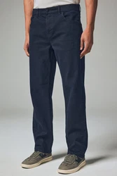 Next Straight Jeans Classic Straight Fit Jeans mit Stretch Dunkelblau/Blau