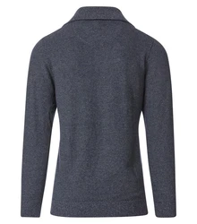 CASAMODA Strickpullover Stricktroyer Dunkelblau/Hellblau/Grau