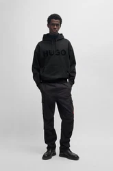 HUGO Hoodie Ditchle Gelb/Schwarz/Lila/Beige