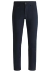 BOSS ORANGE Stoffhose Chino_slim Dunkelblau/Blau