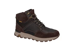 camel active Herren Stiefelette Schnürboots Schnürstiefel Braun/Dunkelbraun/Dunkelrot