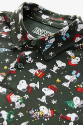Next Poloshirt Polo-Shirt im weihnachtlichen Print Grün/Dunkelgrün/Mischfarben