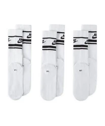 Nike Sportswear Freizeitsocken Essential Crew Stripe Weiß/Dunkelblau/Schwarz/Grau