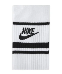 Nike Sportswear Freizeitsocken Essential Crew Stripe Weiß/Dunkelblau/Schwarz/Grau