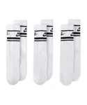 Nike Sportswear Freizeitsocken Essential Crew Stripe Weiß/Dunkelblau/Schwarz/Grau