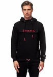 Rusty Neal Kapuzensweatshirt Hoodie Rot/Schwarz/Dunkelrot