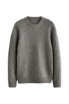 Next Rundhalspullover Regular Fit Grau/Dunkelgrau/Hellgrau