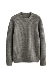 Rundhalspullover Regular Fit Pullover mit Rundhalsausschnitt (1-tlg)
