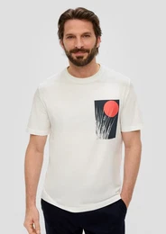 Kurzarmshirt T-Shirt mit Artwork Artwork