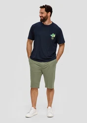 s.Oliver Kurzarmshirt Jerseyshirt mit Artwork Blau/Dunkelblau/Grün/Hellblau/Türkis/Grau
