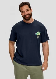 Kurzarmshirt Jerseyshirt mit Artwork Artwork