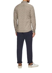 s.Oliver Hemd Beige/Khaki/Braun