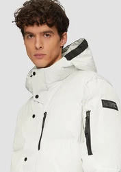 s.Oliver Allwetterjacke Puffermantel Weiß/Beige/Grau/Creme