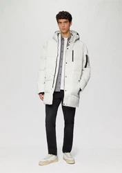 s.Oliver Allwetterjacke Puffermantel Weiß/Beige/Grau/Creme