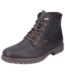 Stiefelette Glattleder Schnrstiefelette