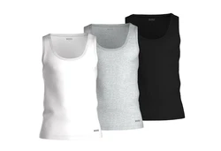 BOSS Unterhemd Classic Tank Top 3P (Packung, 3-St) grau/schwarz/weiß