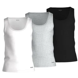BOSS Unterhemd Classic Tank Top 3P (Packung, 3-St) grau/schwarz/weiß
