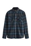 Next Langarmhemd Westernhemd Blau/Hellblau