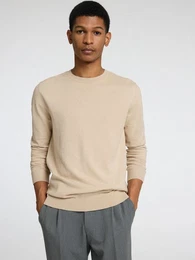 Strickpullover SLHBERG CREW NECK NOOS