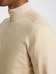 SELECTED HOMME Rundhalspullover Berg 