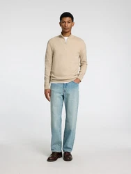 SELECTED HOMME Rundhalspullover Berg 