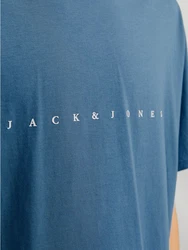 JACK & JONES T-Shirt JJEstar Blau/Hellblau