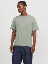 JACK & JONES T-Shirt JJEstar Dunkelgrün/Grün/Hellgrün