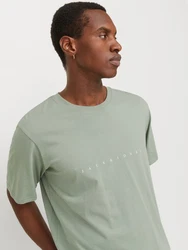 JACK & JONES T-Shirt JJEstar Dunkelgrün/Grün/Hellgrün