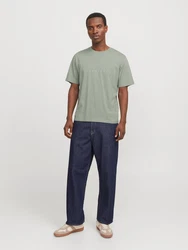 JACK & JONES T-Shirt JJEstar Dunkelgrün/Grün/Hellgrün