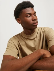 JACK & JONES T-Shirt JJEBradley Khaki/Beige/Braun