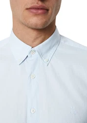 Marc O'Polo Langarmhemd Hellblau/Blau
