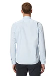 Marc O'Polo Langarmhemd Hellblau/Blau