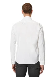 Marc O'Polo Langarmhemd Weiß/Creme