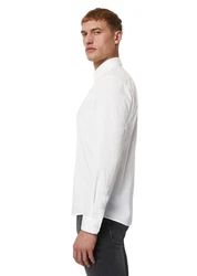 Marc O'Polo Langarmhemd Weiß/Creme