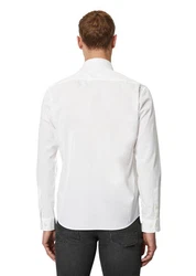 Marc O'Polo Langarmhemd Weiß/Creme