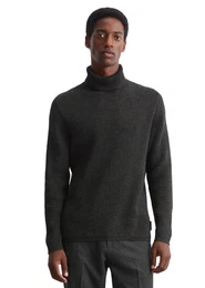 Rollkragenpullover aus reiner Bio-Baumwolle