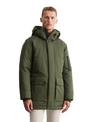 Marc O'Polo Outdoorjacke aus Micro-Canvas Dunkelgrün/Grün